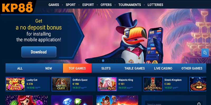 Khám phá không gian cá cược sảnh WG KP88